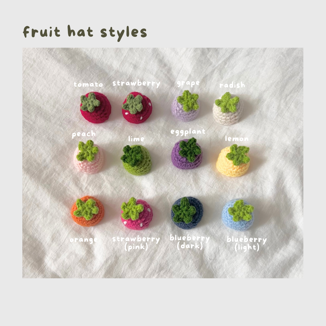 smiski fruit hats - series one