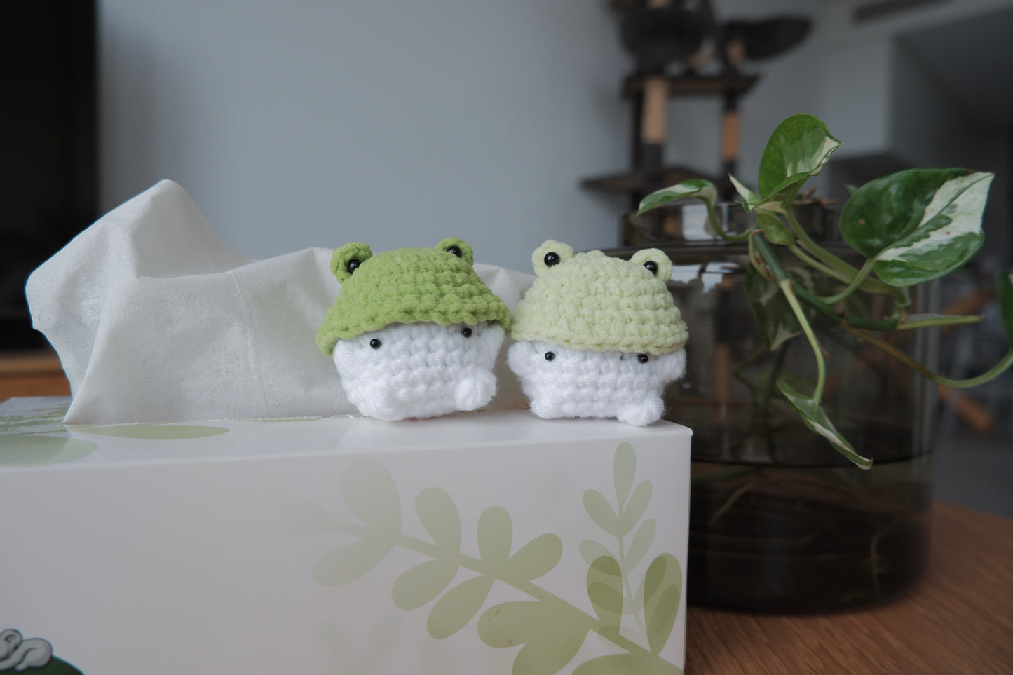 froggy shroom keyring