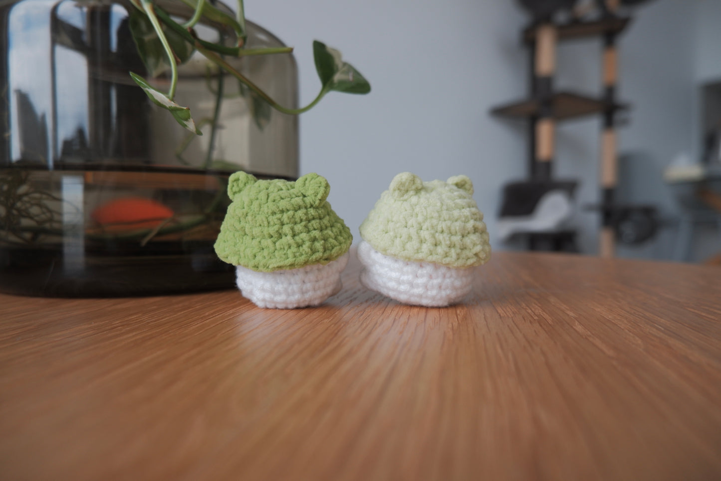 froggy shroom keyring