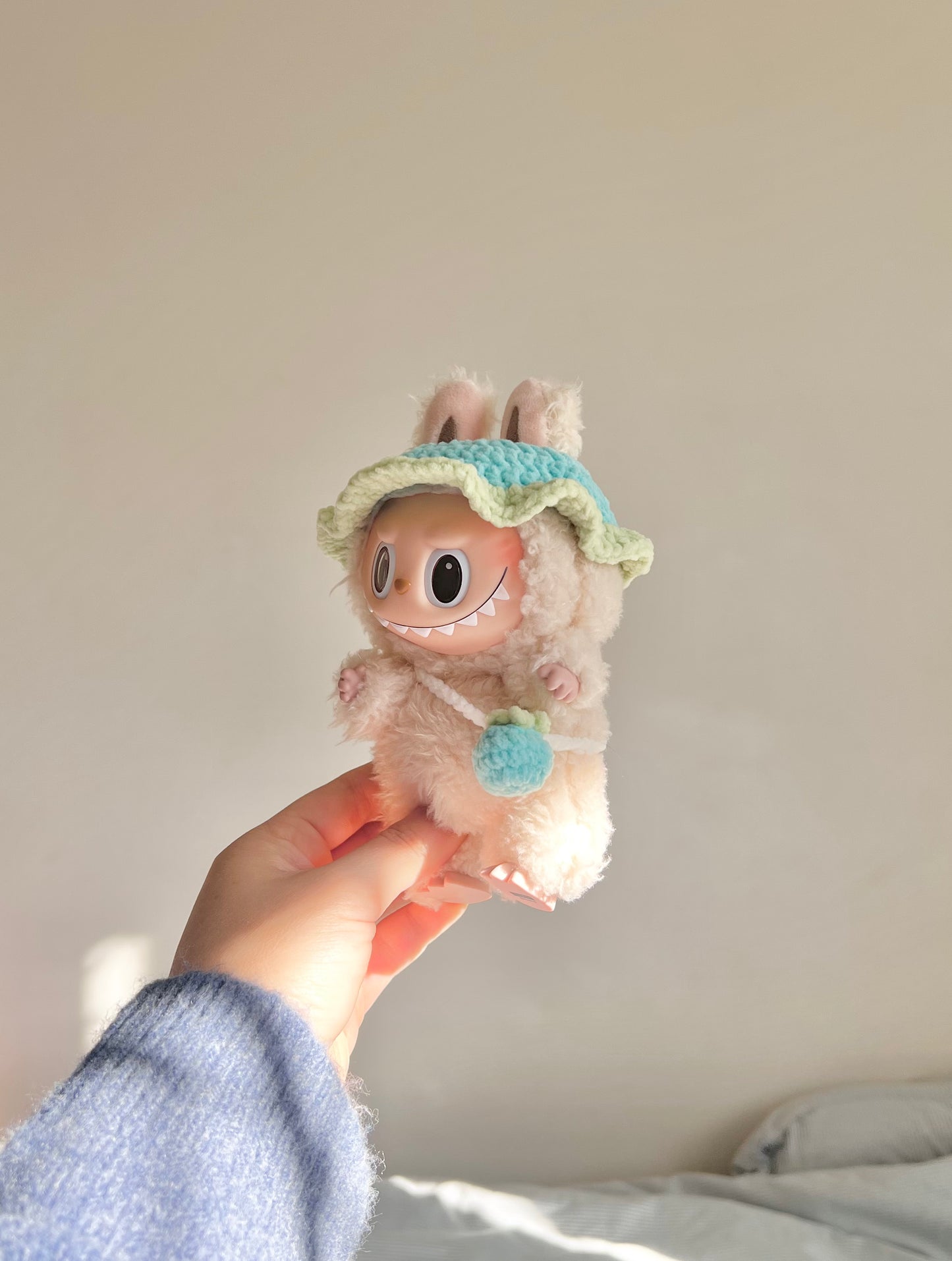 labubu blueberry hat & bag