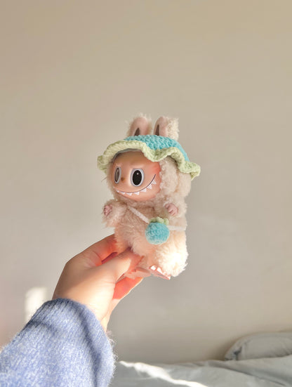 labubu blueberry hat & bag