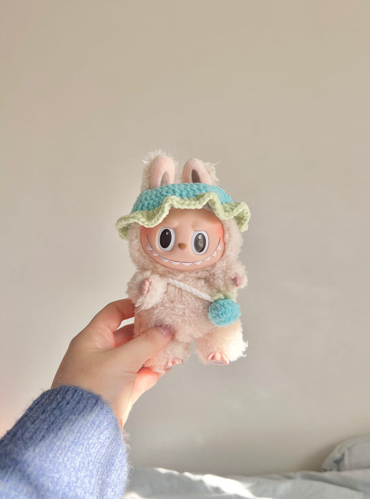 labubu blueberry hat & bag